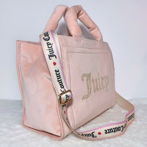 Juicy Couture Pink Diamond Extra Spender Large Tote Crossbody Handbag NWT - Picture 6 of 11